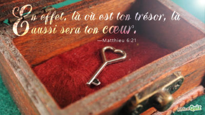 Matthieu 6.21