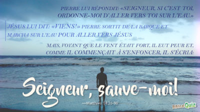 Matthieu 14.28-30