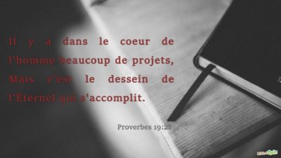 Proverbes 19.21