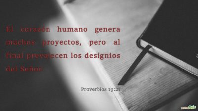 Proverbios 19.21